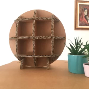 Espositore tondo con mensole