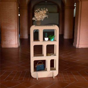 Elegante Espositore di Cartone con Mensole